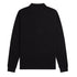 Fred Perry M6006 S76 Black Long Sleeved Polo Shirt Mens XXL